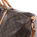 Louis Vuitton Monogram Canvas Keepall Bandoulière 55 Travel Bag M41414