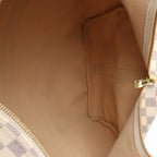 Louis Vuitton Keepall Bandoulière 55 Damier Azur Travel Bag in Beige N41429