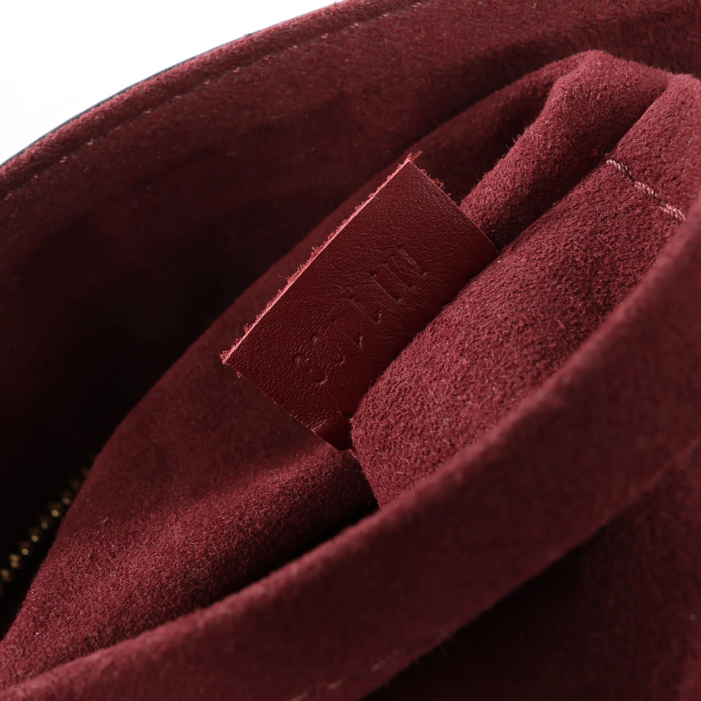 Louis Vuitton Flower MM Monogram Shoulder Bag in Brown x Burgundy M44348