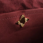 Louis Vuitton Flower MM Monogram Shoulder Bag in Brown x Burgundy M44348