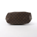 Louis Vuitton Flower MM Monogram Shoulder Bag in Brown x Burgundy M44348