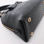 Louis Vuitton Monogram Empreinte Alma BB 2Way Handbag in Black M44829