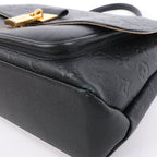 Louis Vuitton Monogram Empreinte Marignan 2Way Female Handbag in Black M44544
