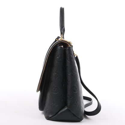 Louis Vuitton Monogram Empreinte Marignan 2Way Handbag in Black M44544