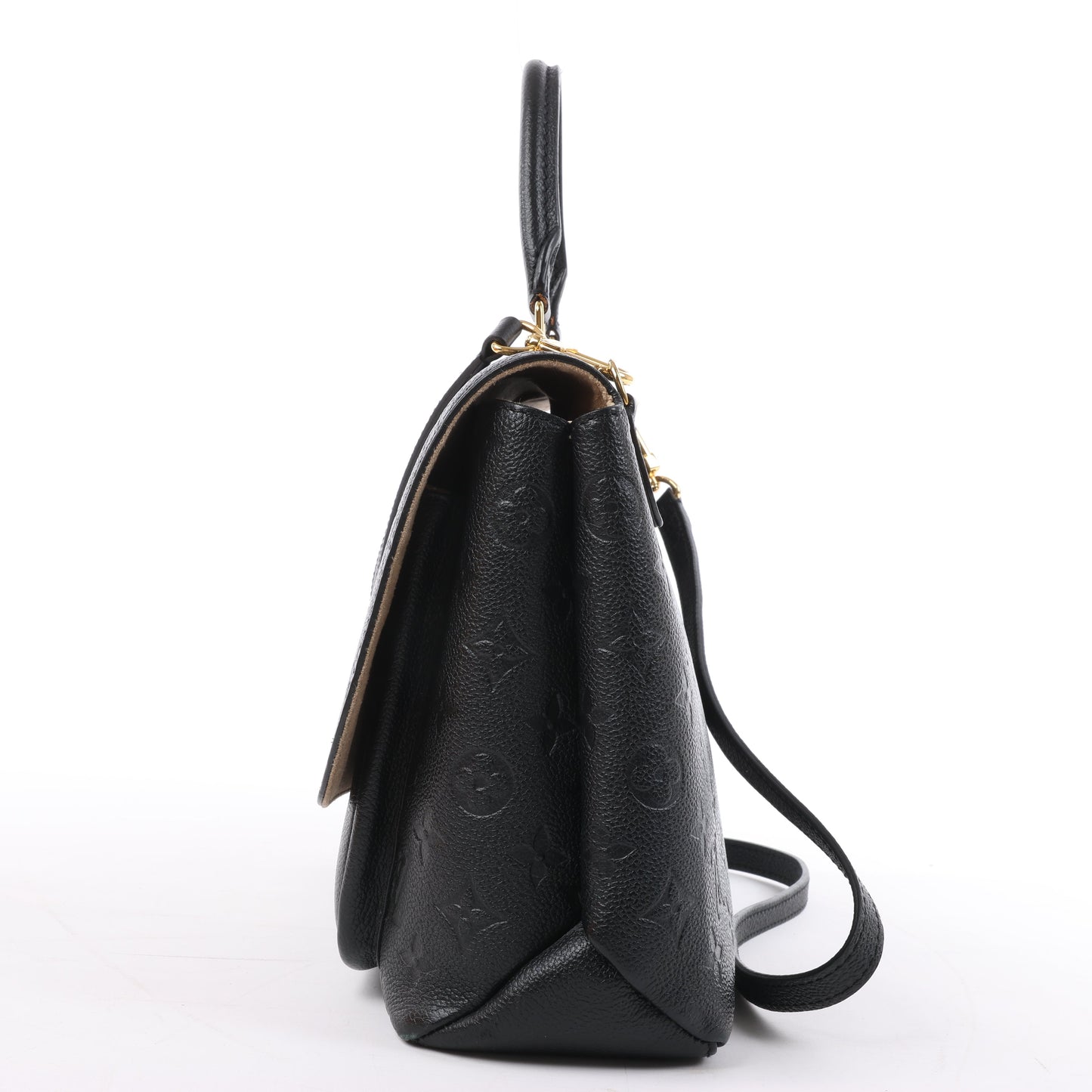 Louis Vuitton Monogram Empreinte Marignan 2Way Handtasche in Schwarz M44544