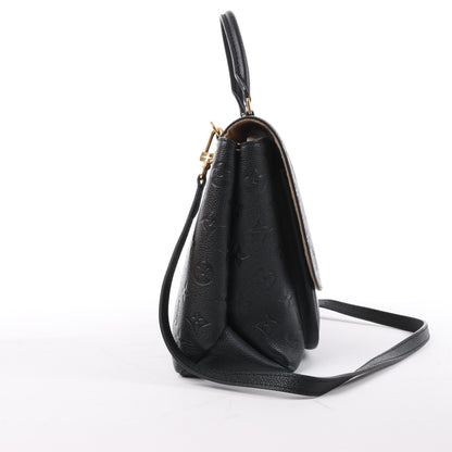 Louis Vuitton Monogram Empreinte Marignan 2Way Handbag in Black M44544