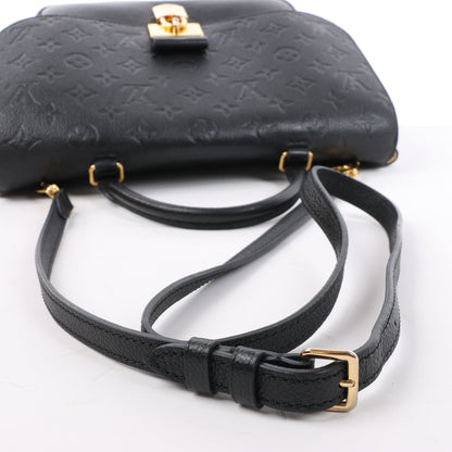 Louis Vuitton Monogram Empreinte Marignan 2Way Handbag in Black M44544