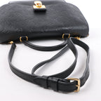 Louis Vuitton Monogram Empreinte Marignan 2Way Female Handbag in Black M44544