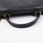 Louis Vuitton Monogram Empreinte Marignan 2Way Female Handbag in Black M44544