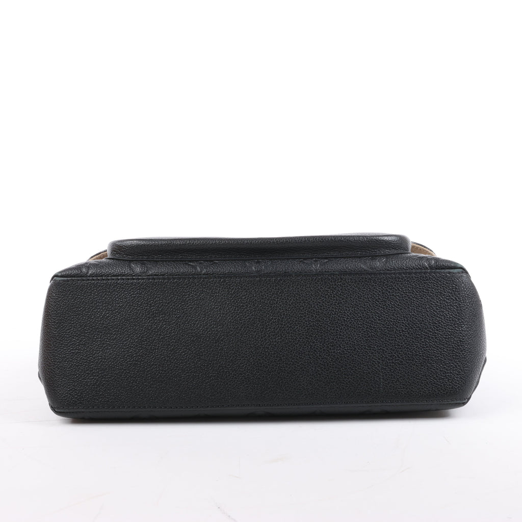 Louis Vuitton Monogram Empreinte Marignan 2Way Female Handbag in Black M44544