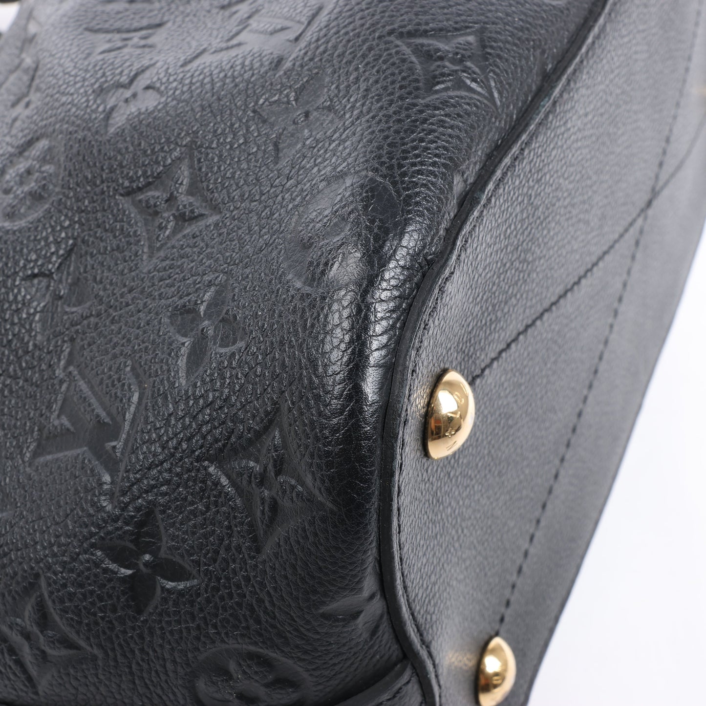 Louis Vuitton Monogram Empreinte Mazarine MM Handbag in Black M50643