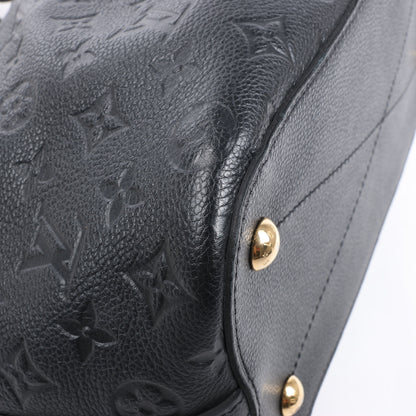 Louis Vuitton Monogram Empreinte Mazarine MM Handbag in Black M50643