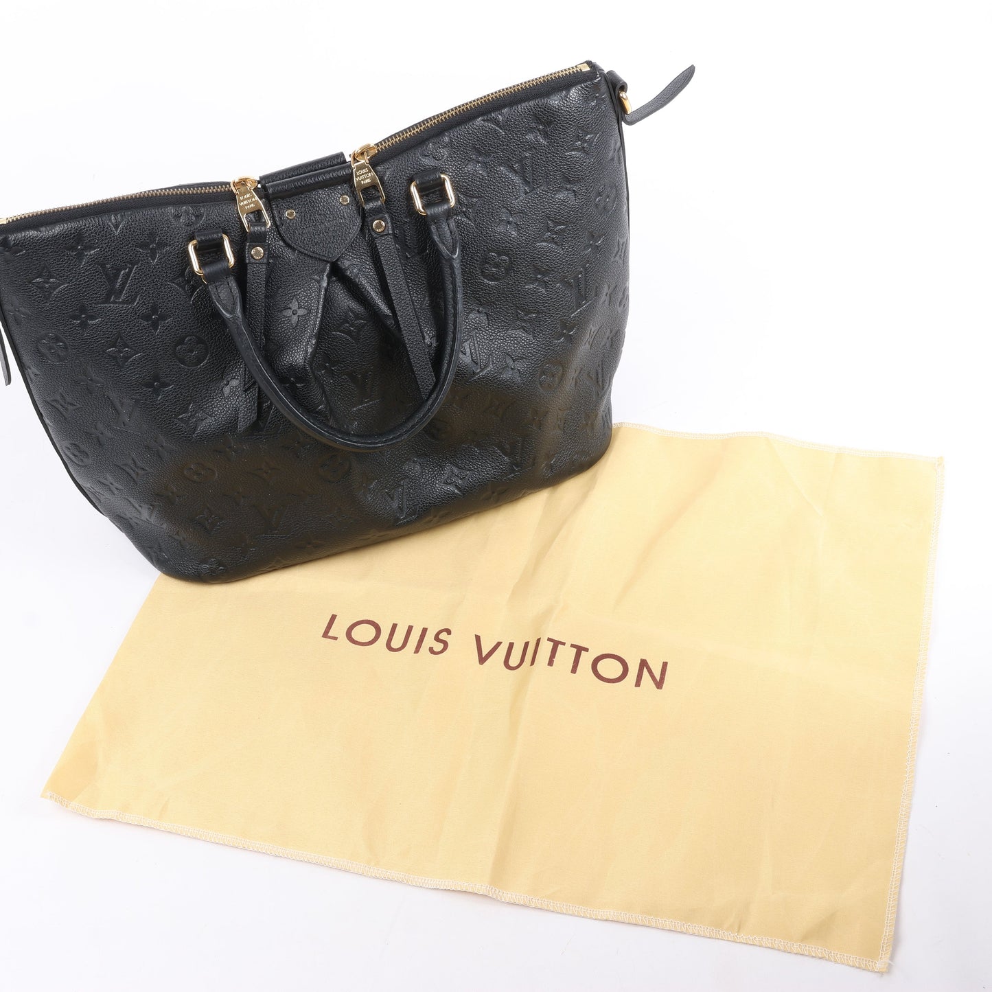 Louis Vuitton Monogram Empreinte Mazarine MM Handbag in Black M50643