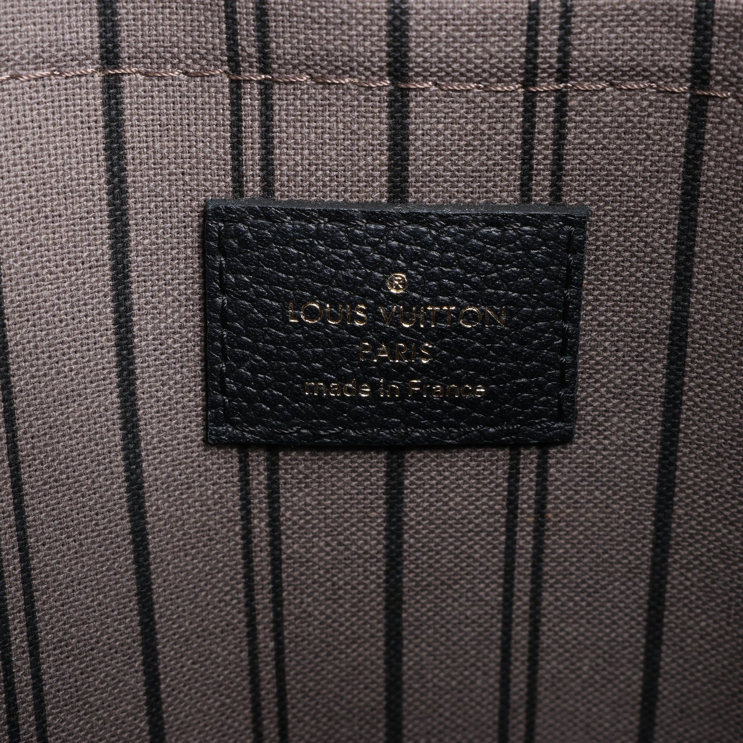 Louis Vuitton Monogram Empreinte Mazarine MM Handbag in Black M50643