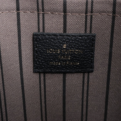 Louis Vuitton Monogram Empreinte Mazarine MM Handbag in Black M50643