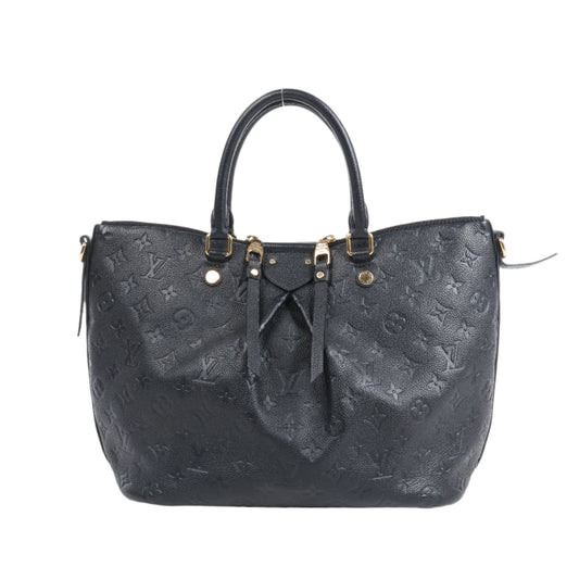 Louis Vuitton Monogram Empreinte Mazarine MM Handbag in Black M50643