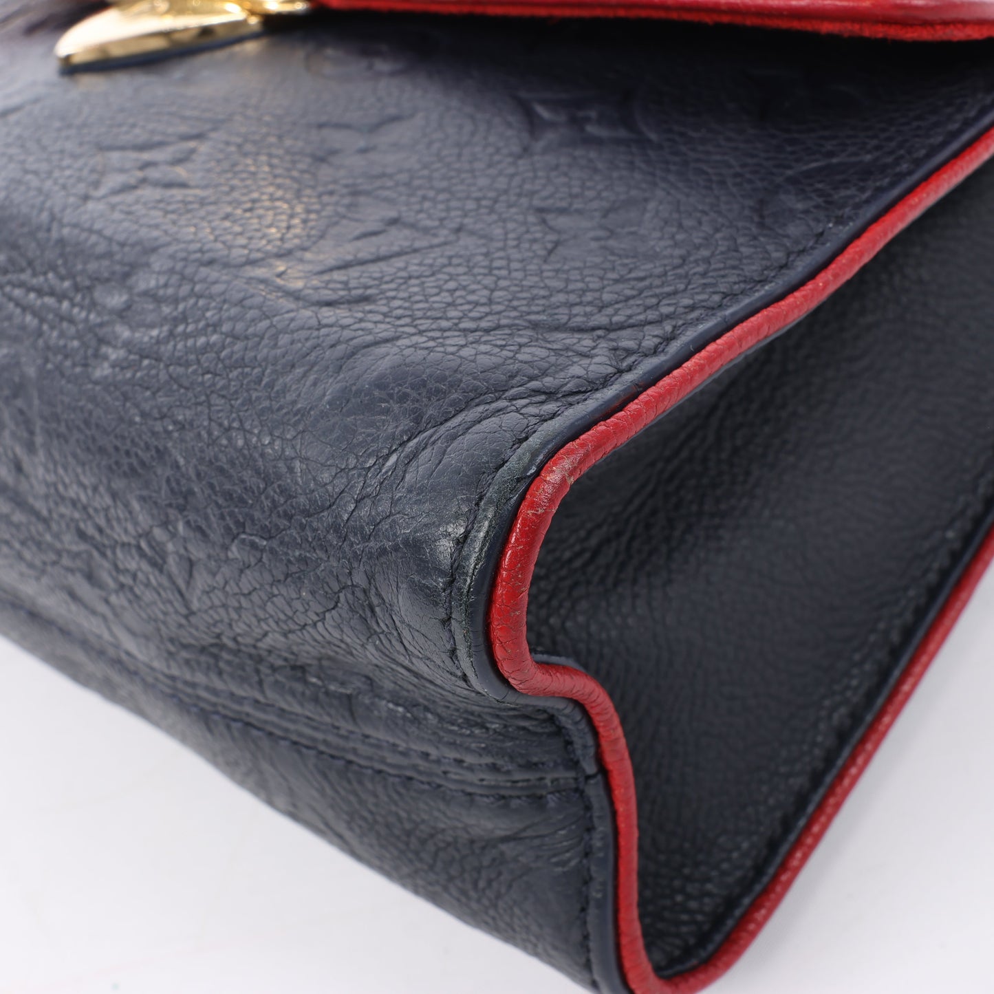 Louis Vuitton Monogram Empreinte Saint-Sulpice PM Shoulder Bag in Navy M43394