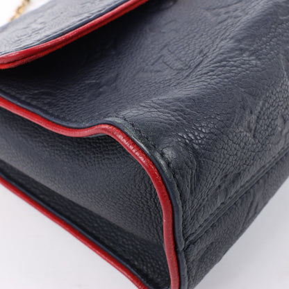 Louis Vuitton Monogram Empreinte Saint-Sulpice PM Shoulder Bag in Navy M43394