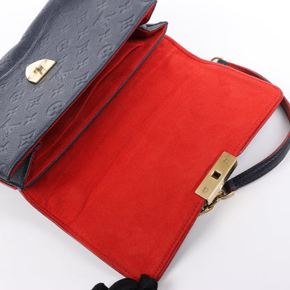 Louis Vuitton Monogram Empreinte Saint-Sulpice PM Shoulder Bag in Navy M43394