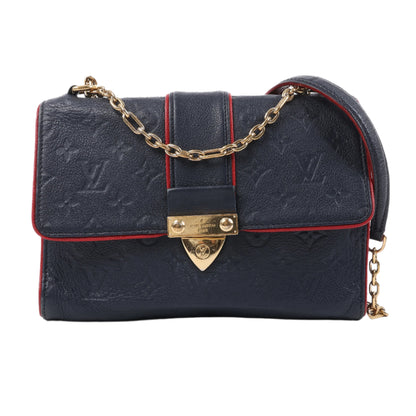 Louis Vuitton Monogram Empreinte Saint-Sulpice PM Shoulder Bag in Navy M43394