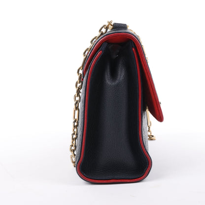 Louis Vuitton Monogram Empreinte Saint-Sulpice PM Shoulder Bag in Navy M43394