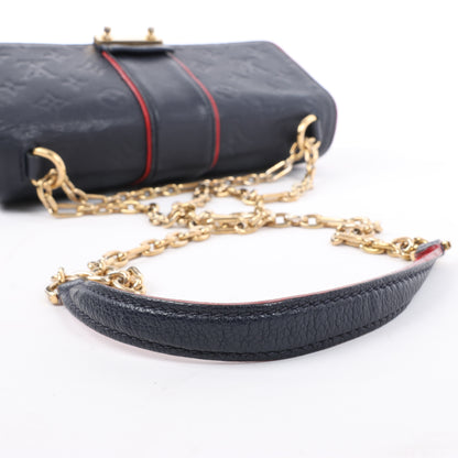 Louis Vuitton Monogram Empreinte Saint-Sulpice PM Shoulder Bag in Navy M43394
