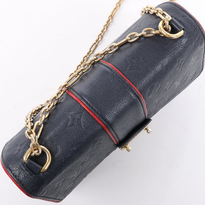 Louis Vuitton Monogram Empreinte Saint-Sulpice PM Shoulder Bag in Navy M43394