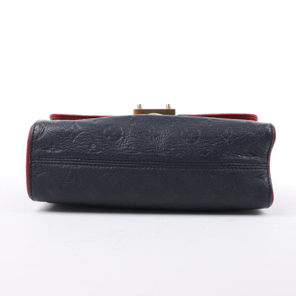 Louis Vuitton Monogram Empreinte Saint-Sulpice PM Shoulder Bag in Navy M43394