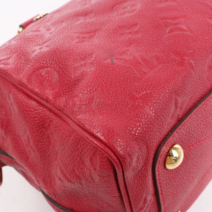 Louis Vuitton Monogram Empreinte Speedy 25 Bandoulière 2Way Handbag in Red M40827