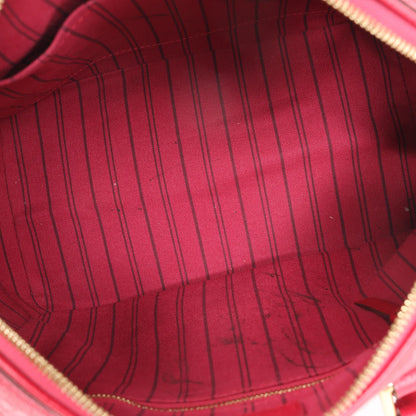 Louis Vuitton Monogram Empreinte Speedy 25 Bandoulière 2Way Handbag in Red M40827