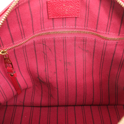 Louis Vuitton Monogram Empreinte Speedy 25 Bandoulière 2Way Handbag in Red M40827