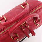Louis Vuitton Monogram Empreinte Speedy 25 Bandoulière 2Way Handbag in Red M40827
