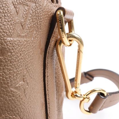 Louis Vuitton Monogram Empreinte Speedy 25 Bandoulière 2Way Handbag in Beige M41019
