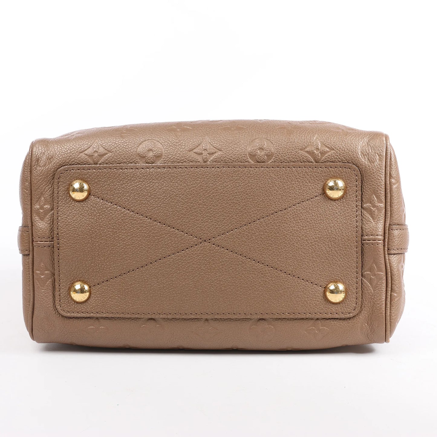 Louis Vuitton Monogram Empreinte Speedy 25 Bandoulière 2Way Handbag in Beige M41019