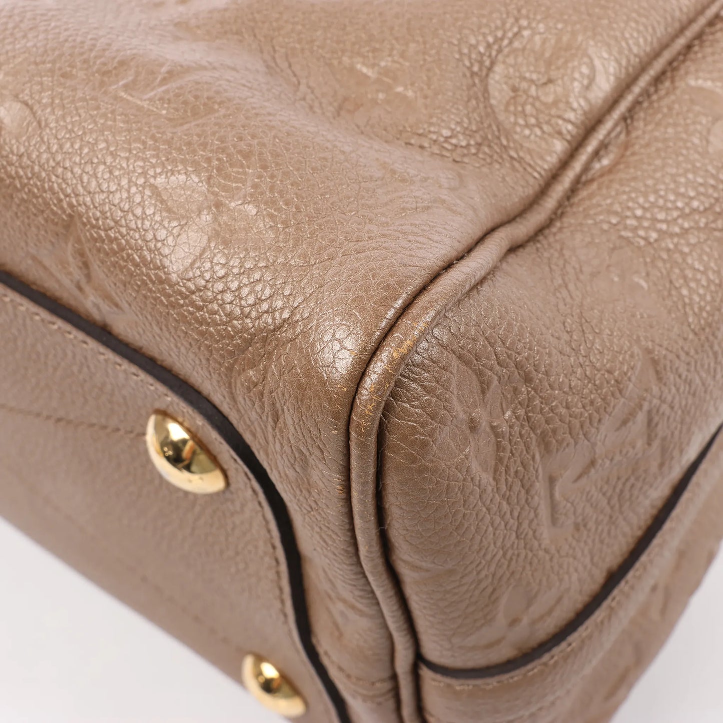 Louis Vuitton Monogram Empreinte Speedy 25 Bandoulière 2Way Handbag in Beige M41019