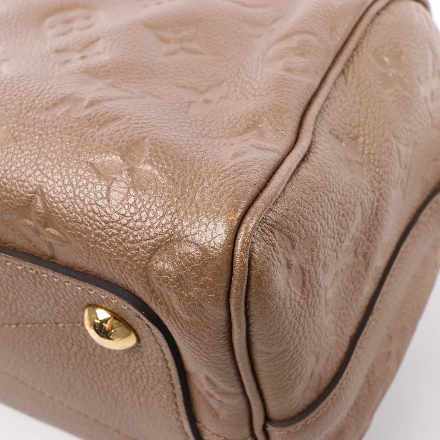 Louis Vuitton Monogram Empreinte Speedy 25 Bandoulière 2Way Handbag in Beige M41019