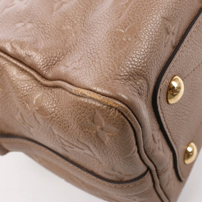 Louis Vuitton Monogram Empreinte Speedy 25 Bandoulière 2Way Handbag in Beige M41019
