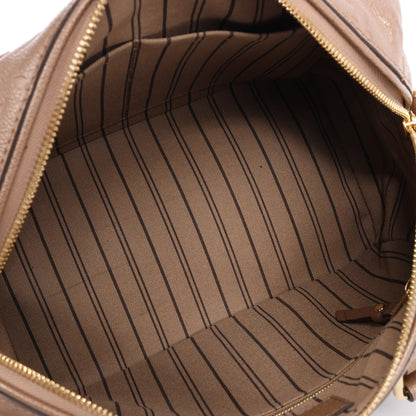 Louis Vuitton Monogram Empreinte Speedy 25 Bandoulière 2Way Handbag in Beige M41019