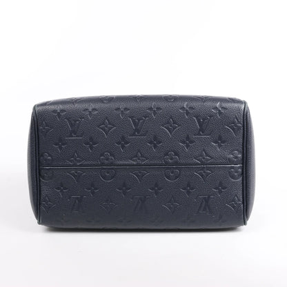 Louis Vuitton Monogram Empreinte Speedy 25 Bandoulière 2Way Handbag in Navy Blue M43501
