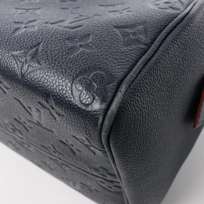 Louis Vuitton Monogram Empreinte Speedy 25 Bandoulière 2Way Handbag in Navy Blue M43501