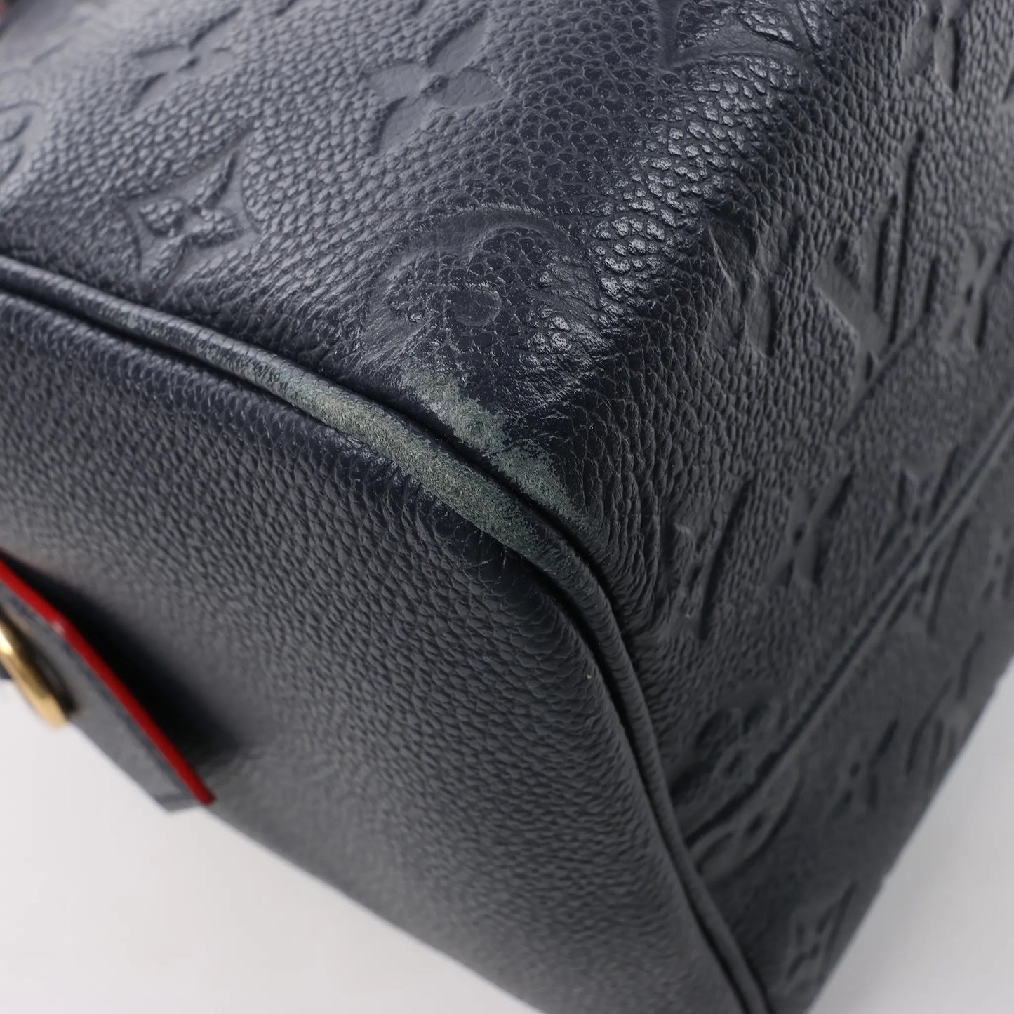 Louis Vuitton Monogram Empreinte Speedy 25 Bandoulière 2Way Handbag in Navy Blue M43501