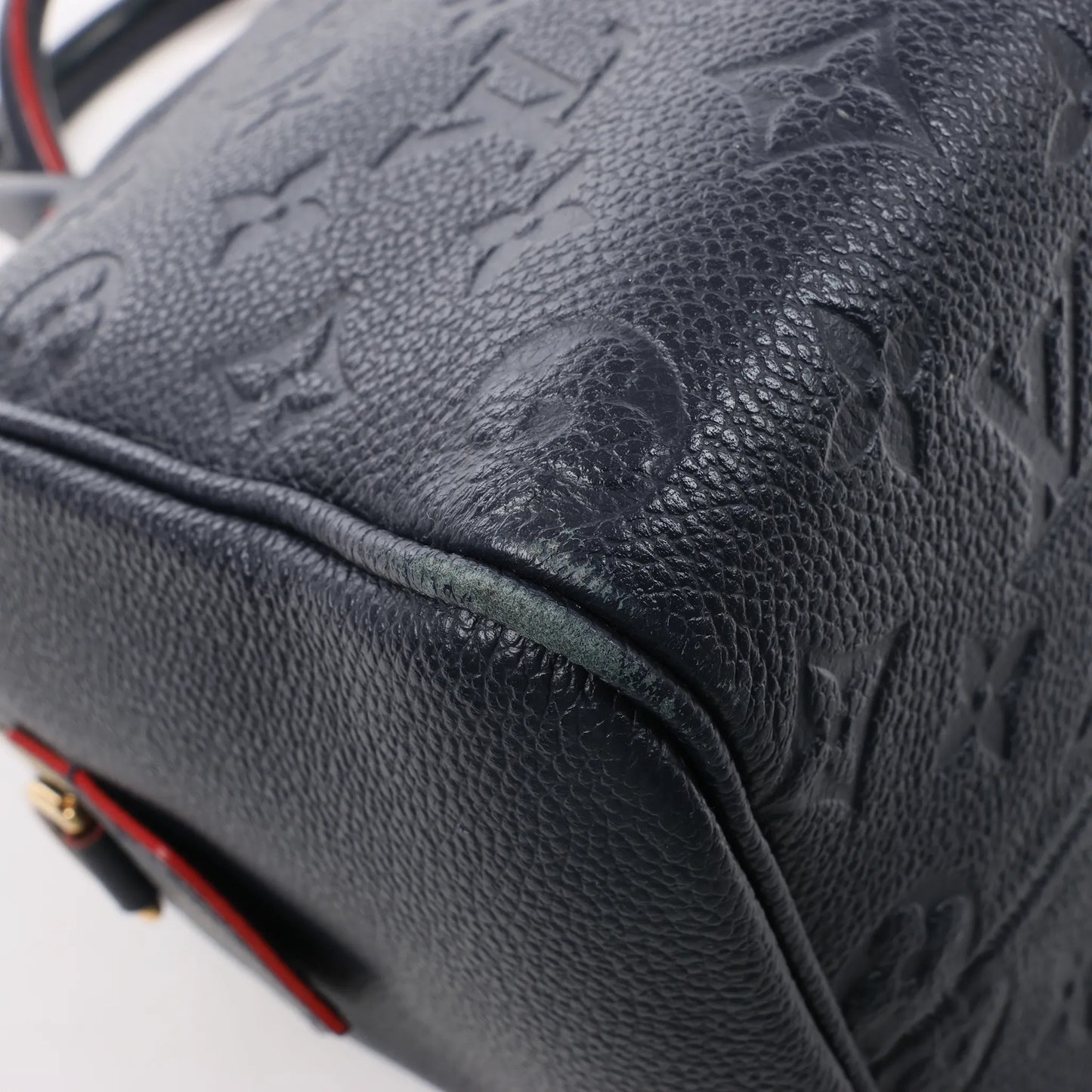 Louis Vuitton Monogram Empreinte Speedy 25 Bandoulière 2Way Handbag in Navy Blue M43501