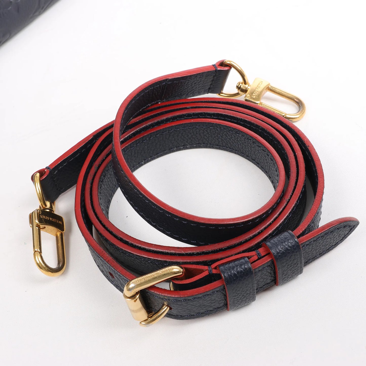 Louis Vuitton Monogram Empreinte Speedy 25 Bandoulière 2Way Handbag in Navy Blue M43501