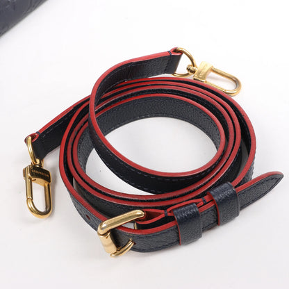 Louis Vuitton Monogram Empreinte Speedy 25 Bandoulière 2Way Handbag in Navy Blue M43501