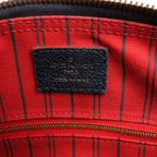 Louis Vuitton Monogram Empreinte Speedy 25 Bandoulière 2Way Handbag in Navy Blue M43501