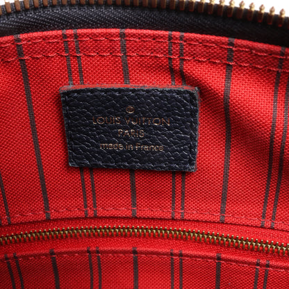 Louis Vuitton Monogram Empreinte Speedy 25 Bandoulière 2Way Handbag in Navy Blue M43501