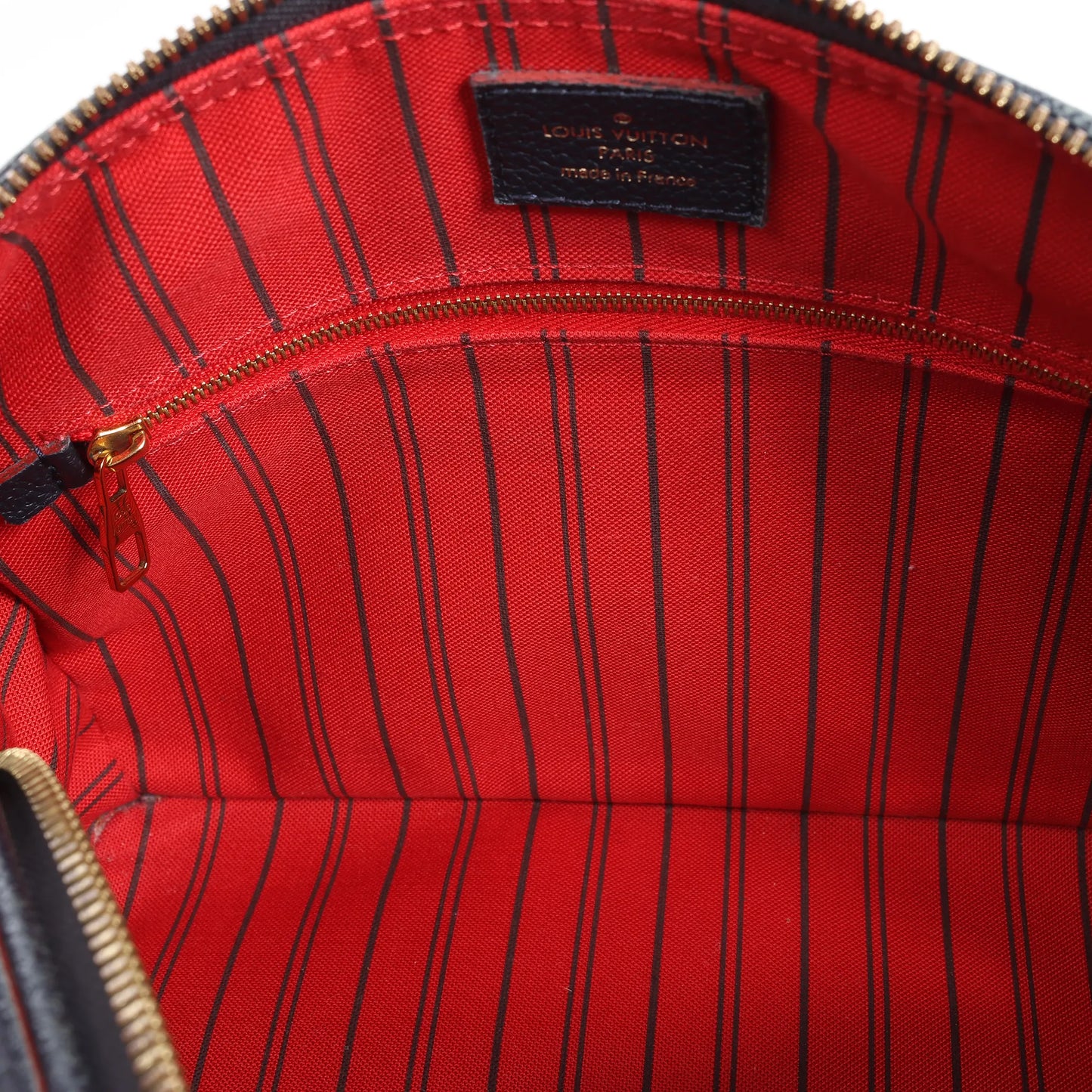 Louis Vuitton Monogram Empreinte Speedy 25 Bandoulière 2Way Handbag in Navy Blue M43501