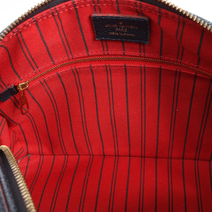 Louis Vuitton Monogram Empreinte Speedy 25 Bandoulière 2Way Handbag in Navy Blue M43501