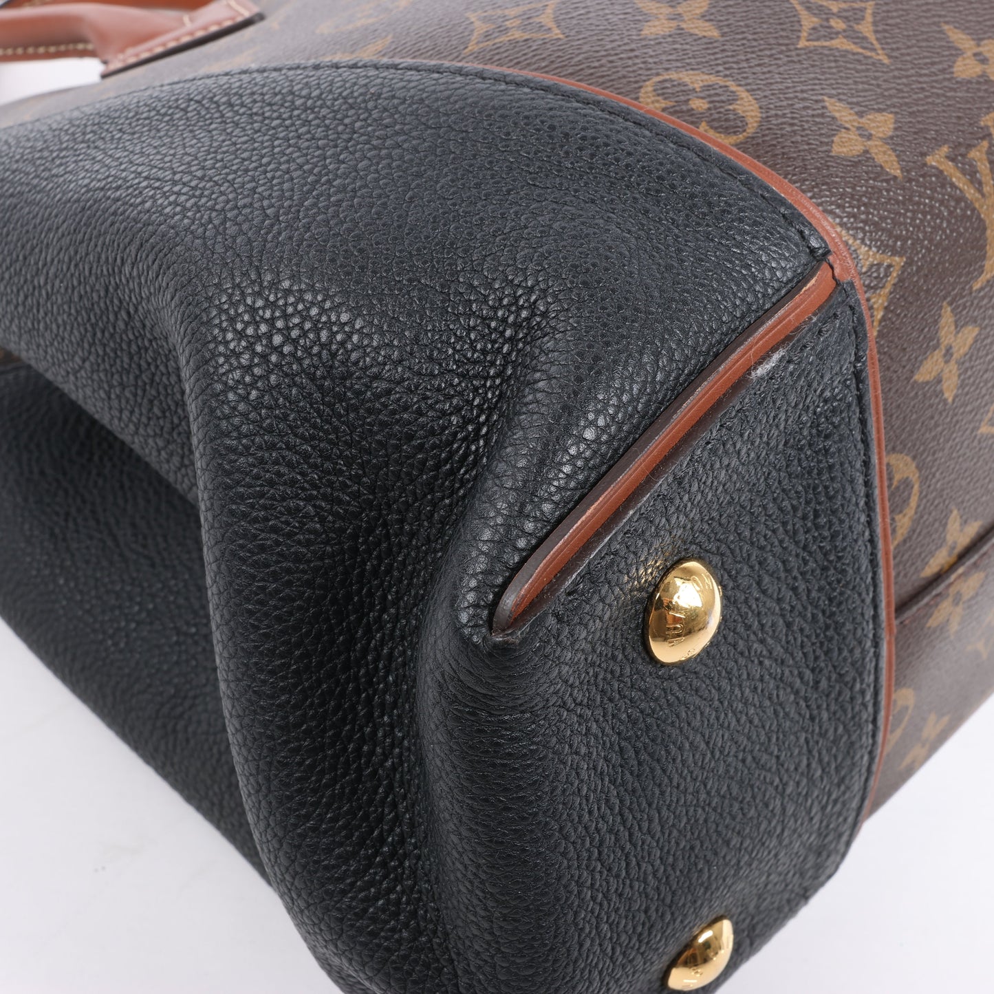 Louis Vuitton Monogram x Trion Handbag W PM in Brown x Black M40942