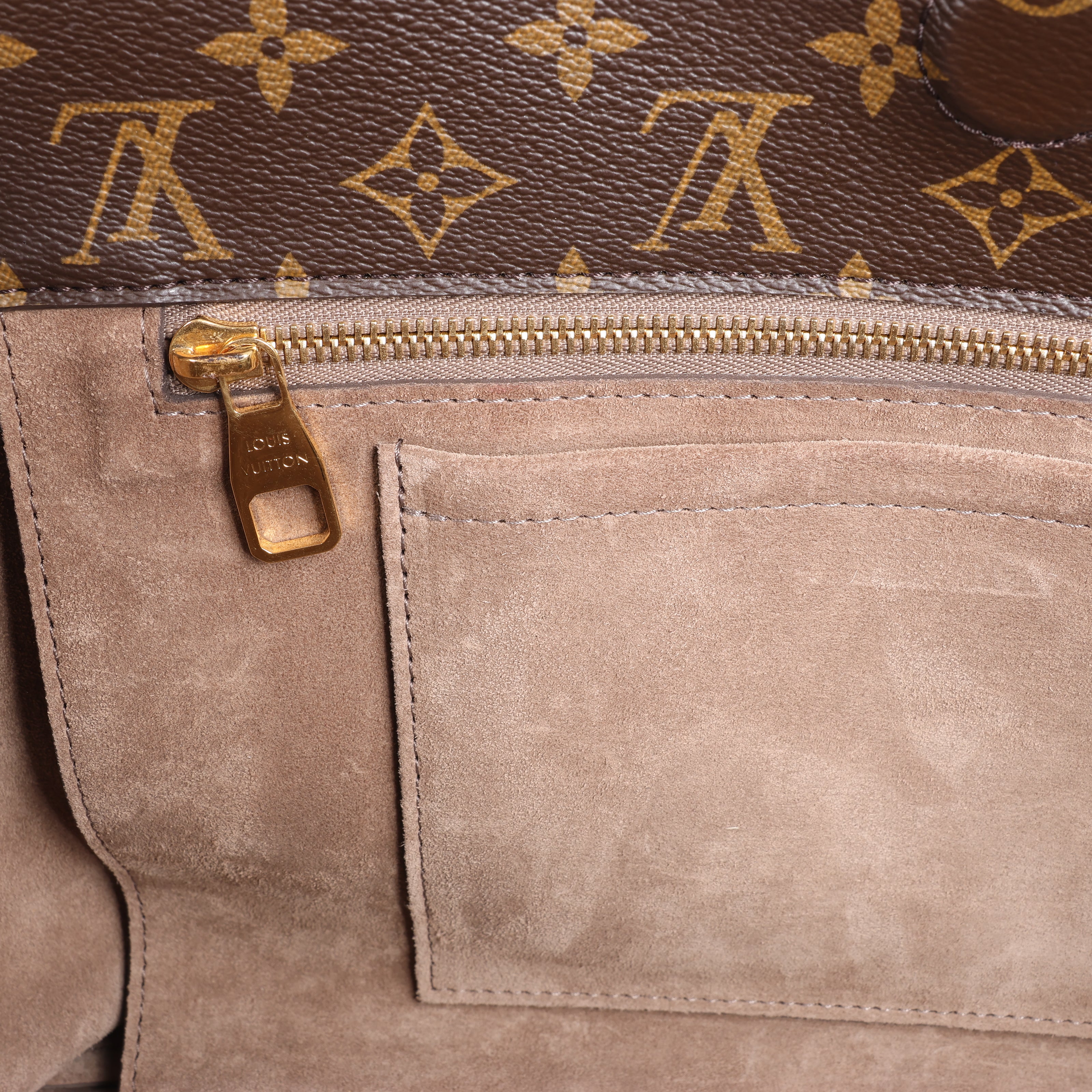 Louis Vuitton Monogram x Trion Handbag W PM in Brown x Black M40942
